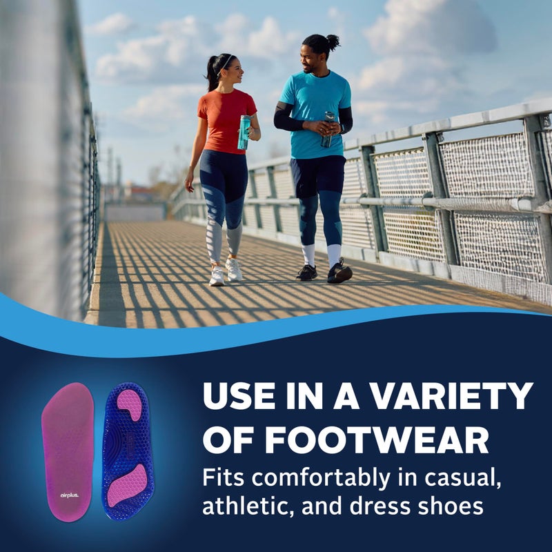 Airplus womens Women's shoe insoles, Pink, 5-11 US - Image 5